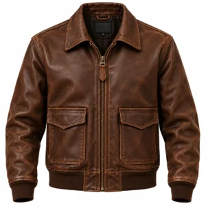 A 2 Leather Flight Jacket front