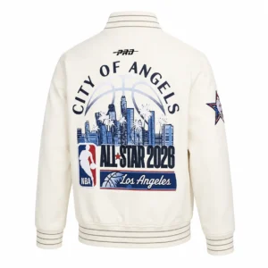 NBA Wool Varsity Jacket back