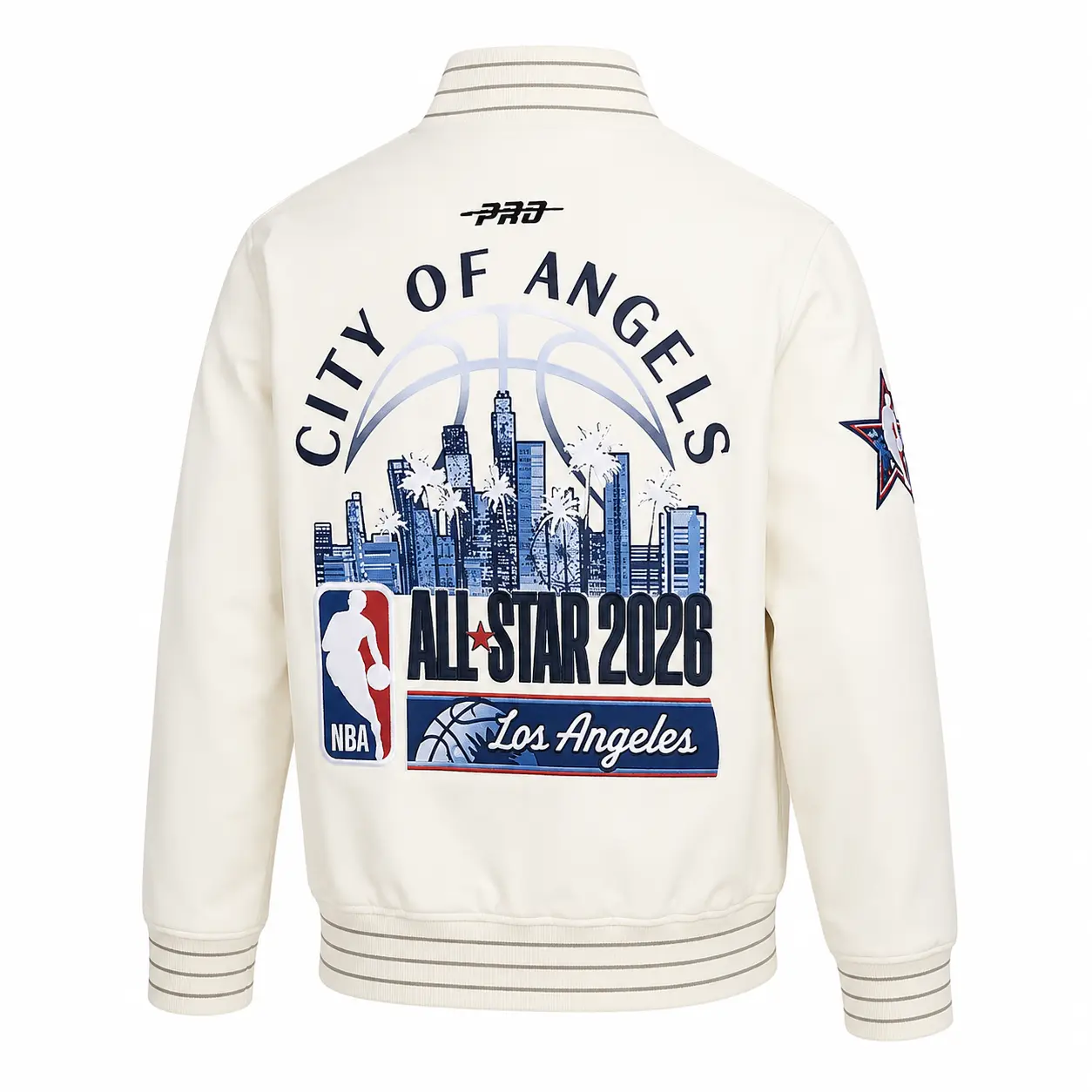 NBA Wool Varsity Jacket back