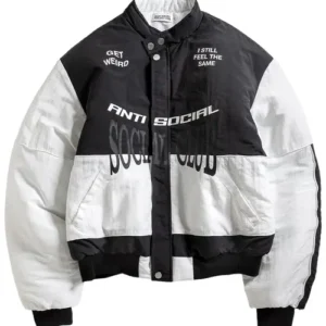 Anti Social Social Club Motorcycle Varsity Jacket