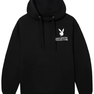 Anti Social Social Club x Playboy Read It Hoodie Front