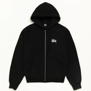 Basic Stussy Zip Hoodie