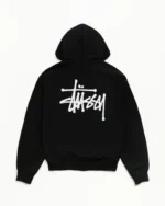 Basic Stussy Zip Hoodie Back
