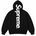 Black Supreme Hoodie Back