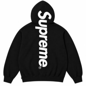 Black Supreme Hoodie Back