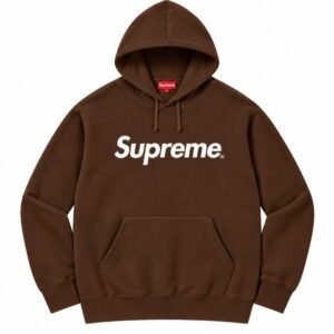 Brown Supreme Hoodie
