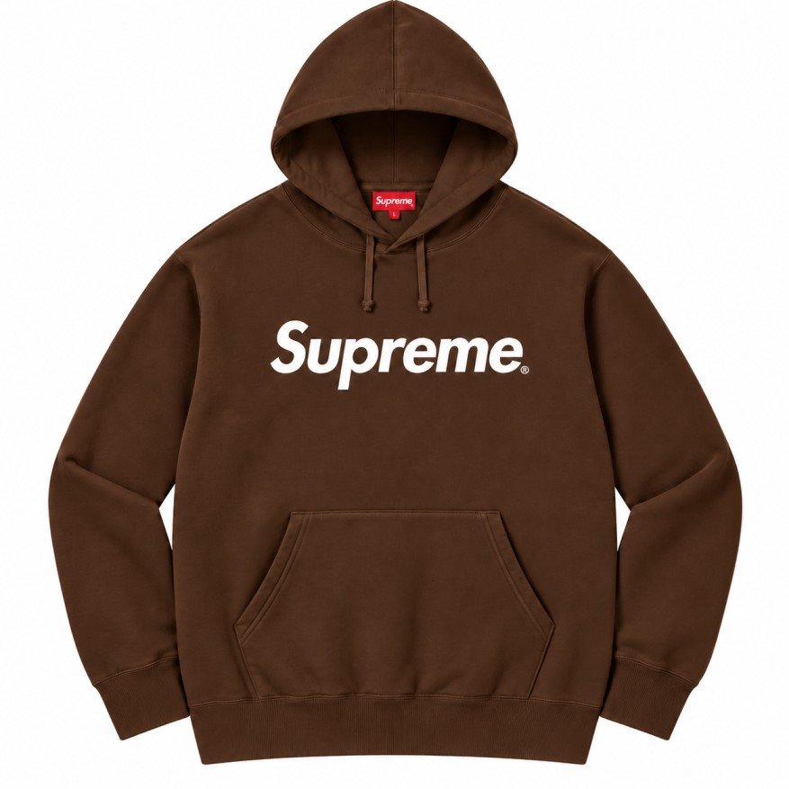 Brown Supreme Hoodie Brown Supreme Hoodie