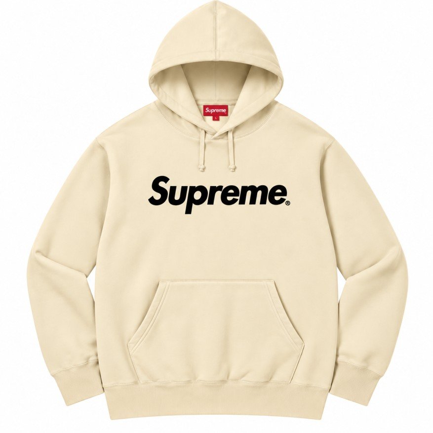 Cream Supreme Hoodie Cream Supreme Hoodie