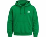 Green Adidas Hoodie Front View