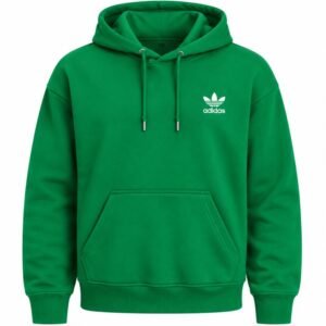 Green Adidas Hoodie Front View