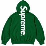 Green Supreme Hoodie Back
