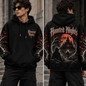 Haunted Nights Hoodie Model Wear