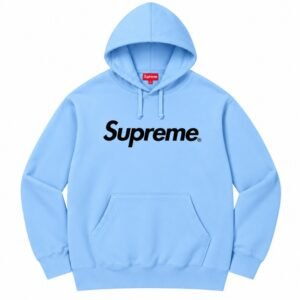 Light Blue Supreme Hoodie