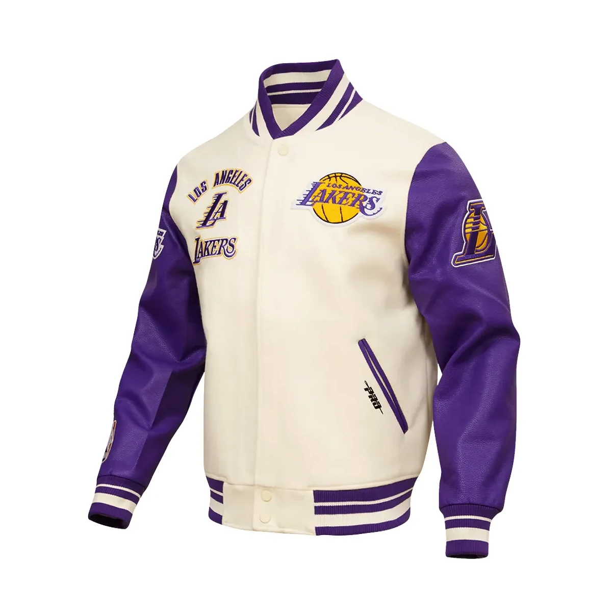 Los Angeles Varsity Jacket side view