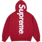 Maroon Supreme Hoodie Back
