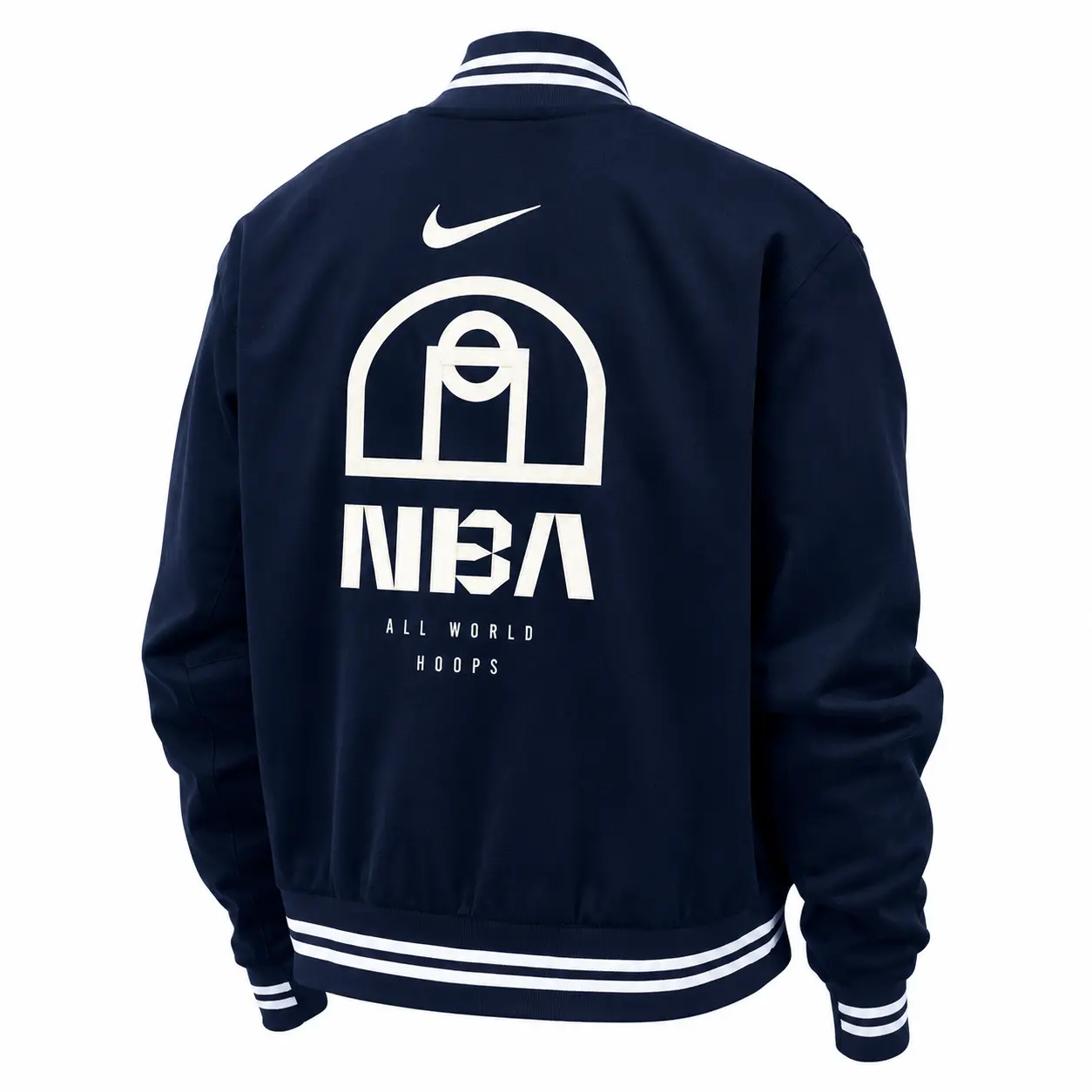 Mens Nike NBA Bomber Jacket back view