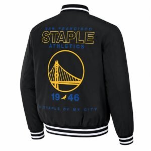 NBA x Staple Varsity Jacket Back