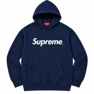 Navy Blue Supreme Hoodie