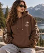 Oversized Brown Hoodie