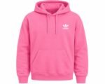 Pink Adidas Hoodie Front View