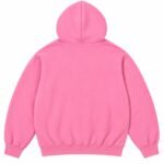 Pink Supreme Box Logo Hoodie Back