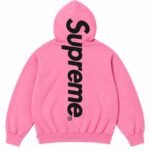 Pink Supreme Hoodie Back View