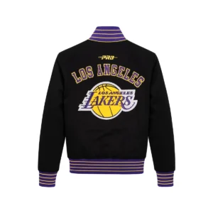 Lakers Double Knit Jacket back view