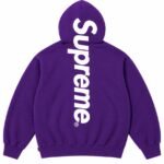 Purple Supreme Hoodie Back