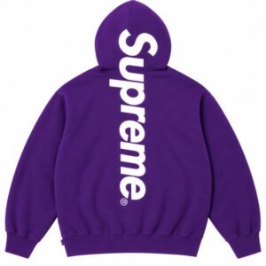 Purple Supreme Hoodie Back