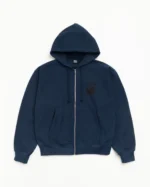 Stussy 8 Ball Zip Hoodie Navy
