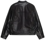 Stussy Cafe Racer Leather Jacket Back