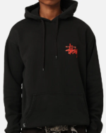 Stussy Dragon Hoodie Black Front