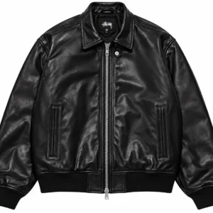 Stussy Flight Leather Jacket