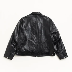 Stussy Garage Leather Jacket Back