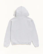 Stussy Varsity Zip Hoodie Grey Back