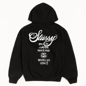 Stussy World Tour Hoodie Back View