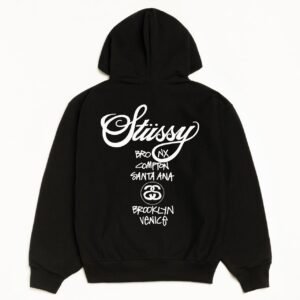 Stussy World Tour Zip Hoodie Back