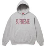 Supreme Capital Hoodie Grey