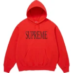 Supreme Capital Hoodie Red