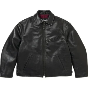 Supreme Distressed Leather Jacket