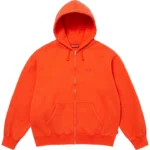 Supreme Small Box Zip Hoodie Orange