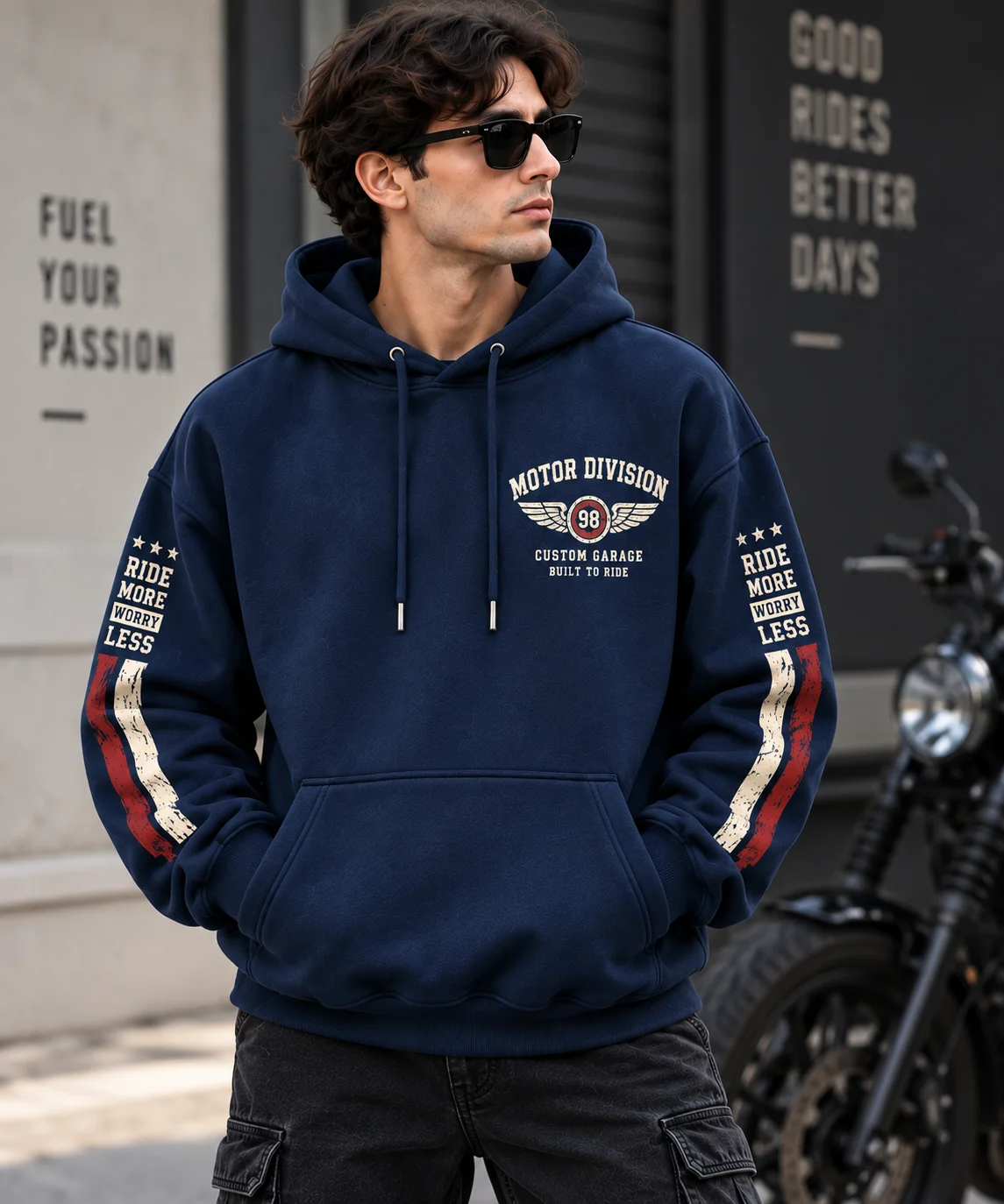 Vintage Motorcycle Hoodie Vintage Motorcycle Hoodie