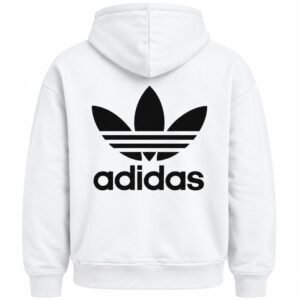 White Adidas Hoodie