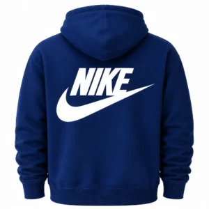 blue nike hoodie back