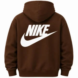 brown nike hoodie back