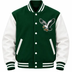 eagle varsity jacket front