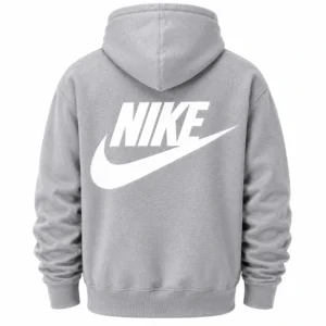 grey nike hoodie back