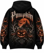 halloween pumpkin hoodie back