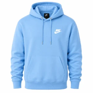 light blue nike hoodie