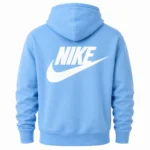 light blue nike hoodie back
